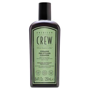 AMERICAN CREW Men's Pre-Styler Forming Shampoo for Textured & Curly Hair, Anti-Frizz & Curl Defining, With Jojoba Oil, Vegan, 8.5 fl oz