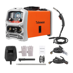 MIG 3IN1 Welder Machine MIG/LIFT TIG/MMA Welding Machine Powerful Welding Equipment With LCD Display Welding Electrode Holder Welding Ground Clamp