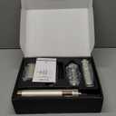 MESCOMB 5-in-1 Hot Air Styler Kit  110,000 RPM Fast-Drying Dryer, Auto-Wrap Curlers, Straightening & Volumizing Brushes All-in-One (Champagne White)