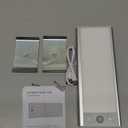 EZVALO 5000mAh Under Cabinet Lighting, 200LM Motion Sensor Light Indoor, Rechargeable Magnetic Under Counter Lights, 3 Inch Wide Panel Dimmable Closet Light for Pantry, Wardrobe, Hallway, Kitchen etc. (1 Pack)