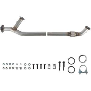 Front Flex Pipe Exhaust Pipe Compatible With Toyota Sienna 2004-2006 3.3L V6, Front Wheel Drive Model Only
