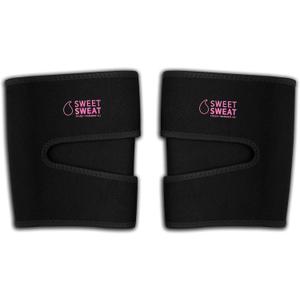 Sports Research Sweet Sweat Thigh Trimmers for Men & Women Increases Sweat & Activity to the Thighs during Exercise, Black
