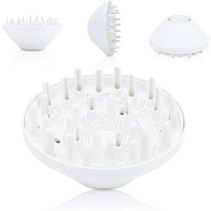 360 Rotating Diffuser Attachment Nozzle Compatible with Laifen SE LiteNOT SE Styling Tool, Hair Smoothing Dryer Blower Accessories for Laifen SE Lite, White