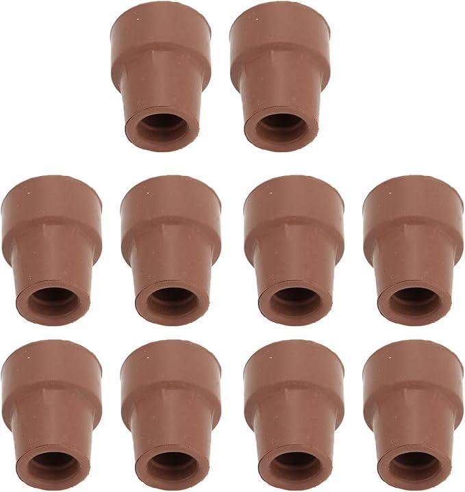 10Pcs Crutch Tip 19mm Slip Proof Walking Cane Foot Rubber Accessory Set Kit for Replacement