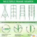 Moirsunt 6 Packs Tomato Cage for Garden Plant Support, Up to 48inch Garden Plant Stakes Tomato Trellis for Potted Plants, Deformable Tomato Cage Trellis for Climbing Plants Vegetables Flowers