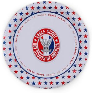 Official Eagle Scout Paper Plates, Court of Honor Lunch Plates, Stars - 25pk