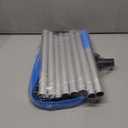 17.5'' Self-repair Pool Net with Pole 10 Ft Thick Aluminum 8 Sections Detachable Pool Poles & Nylon Fine Mesh Netting Bag Wear Resistant Pool Skimmer Net Leaf Rake for Above Ground In-ground Pools