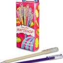 Pentel Mattehop Gel Pens, Original + Cheerful Colors Box Set, (1.0mm), Bold Line, 14 Assorted Colors (K110-V14ST)