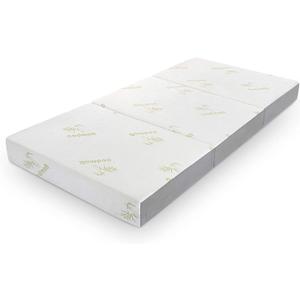 Inofia Queen Folding Mattress, 6 Inch Trifold Memory Foam Mattress with Ultra Soft Removable Cover, Foldable & Portable Queen Size Bed (78" x 58" x 6")