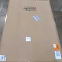 Large Mirror Full Length 72"X44", Oversized Floor Mirror with Stand, Black Free Standing Mirror Full Length for Gym Bedroom Living Room, Hanging or Wall Mounted, Shatterproof Tempered Glass