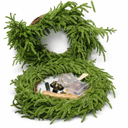 Christmas Wreaths for Front Door, Pack Of 2, 18"