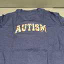 TIEEI Women Autism Awareness Shirt Autism T-Shirt Mental Health Tee Tops Blue, 2XL 