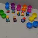 Stargo 8 Pack Colorful Prefilled Easter Eggs with Toys - Construction Engineering Vehicles, Pull-Back Cars, Bright Plastic Easter Eggs Filled, Basket Fillers Egg Hunts, Party Favors, Boys Goodie Bags