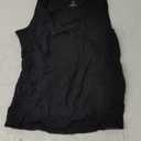 Womens V Neck Tank Tops Sleeveless Double Lined Basic Tops Slim Fit Summer Shirts 2025 (Medium, Black)