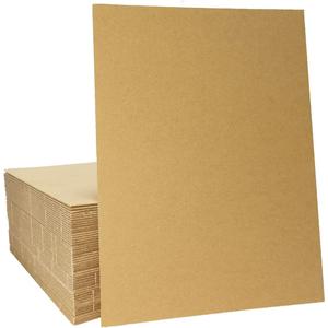 50 Packs 8x10 Inch Corrugated Cardboard Sheets, Premium Brown Kraft Corrugated Pads Cardboard Inserts Bulk Flat for T-Shirts, Shipping, Mailing, DIY Dcor and Crafts