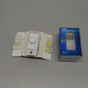 Leviton Decora Illumatech Quiet Fan Speed Control, 120 Vac, 60 Hz, 1.5 A, RTF01-10W, White