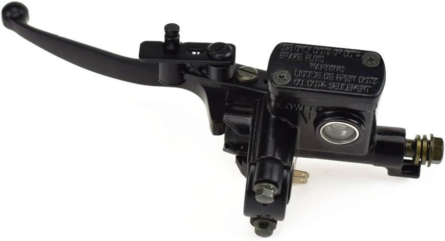 HIAORS 7/8'' ATV Left Hand Hydraulic Brake Master Cylinder Lever Compatible with 110cc 125cc Taotao Coolster Kazuma Sunl Locin Chinese Quad 4 Wheeler 90cc 70cc 50cc Pit Dirt Bike Motorcycle Parts