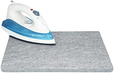 Wool Ironing Mat for Table Top – Portable Pressing Pad, Ironing Board Alternative for Quilting, Sewing & Travel Iron Anywhere (11.5" x 14.5")