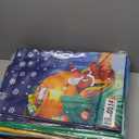 PARSUP 18PCS Giant Christmas Gift Bags, Assorted Sizes, Non-Woven Christmas Bags Reusable Heavy Duty Sewing Treat Grocery Tote with Handles for Gifts Wrapping Shopping, Xmas Party Supplies (Red, Blue, Green, Yellow)