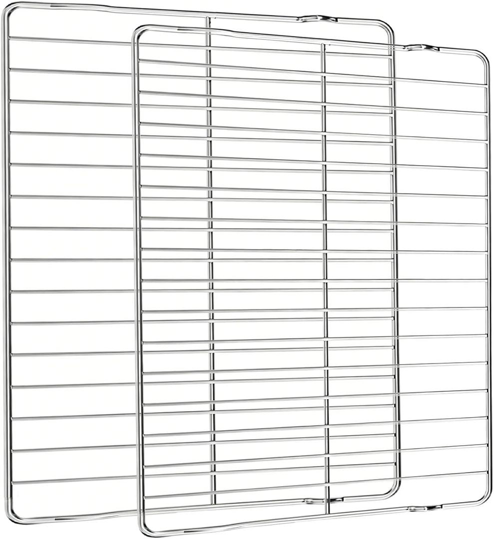 Upgraded 2 Pack Oven Racks 316496201 for Frigidaire Kenmore Range Stove, 24.2" x 16" 304 Stainless Steel Stove Wire Rack Parts Replaces 316496202 316496207 AP4040129 PS1765356