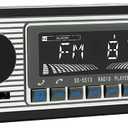 Single Din Car Radio Classic FM Radio,Bluetooth Car Stereo,Hands Free Calling, Aux-in,USB Playback,SD,Car MP3,Push to Talk Assistant,Digital Media Receiver