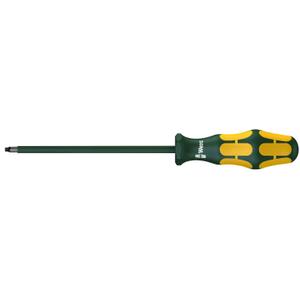 Wera 05004783001 Kraftform Plus VDE 168i Square Socket Insulated Screwdriver, #1 Head, 6" Blade Length
