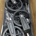 NWH Collapsible Wagon, 380lbs Heavy Duty Folding Wagons Carts with Wheels Foldable, Utility Cart with All-Terrain Wheels for Beach Outdoor Grocery Camping Garden (180L)