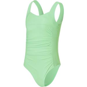 Girls One Piece Swimsuit Ruffled Teen Girl Swimsuit Size 6-16Y Wide Straps Girls' Swimwear for Bathing Suits Yizuoding003 (12 Years, Mint Green)