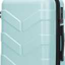 Hardside Carry On Luggage 22x14x9 Airline Approved with Spinner Wheels, Lightweight 20-inch Carry-On Suitcase for Men & Women, Green (Style1 Mint Green)
