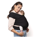 Zaful Baby Wrap Carrier - Original Baby Carrier Wrap Sling for Newborns - Baby Wearing Essentials - Newborn Wrap Swaddle Holder, Newborn to Toddler Infant Sling (Organic Dark Grey)