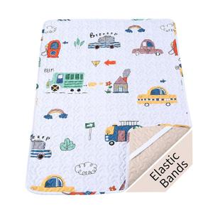 Padded Pack n Play Sheets Breathable Thick Pack and Play Mattress Pad | Quilted 38x26” Playard Sheet Fitted for Graco, Portable Foldable Mini Cribs Mattress Protector, Soft Playpen Mattresses Cover