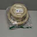 I00000 102PCS Gold Glitter Plastic Plates, Gold Glitter Disposable Plates Clear Plastic Party Plate Include 51 Dinner Plate 10.25" and 51 Dessert Plate 7.5" for Parties &Wedding