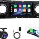 Radio for Toyota Tacoma(Non-JBL-Version) 2016 2018 2019 2020 2021 Wireless Carplay and Android Auto10 inch Touch Screen Bluetooth Stereo GPS Backup Camera SWC FM EQ