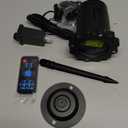 JACKYLED Christmas Projector Lights Outdoor, 3 Color Firefly Laser Lights with Remote Control, Outdoor Projector for Christmas House Decorations, 1-Pack (Modern)