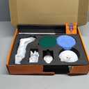 Antime Electric Spin Scrubber with LED Light, IPX8 Waterproof Cleaning Brush with LCD Display, 5 Replaceable Brush Heads, Shower Scrubber with 25kg Torque, 90min Runtime for Bathroom, Kitchen, Tile