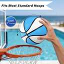 Uladis 2 Pack Pool Basketball - Choose Between Size 3 and Size 6, Waterproof Ball with Anti-Slip Grip, Sturdy for Swimming Pool Basketball Hoops & Games