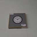 Bernhard Products Black Wall Clock Silent Non Ticking 10 Inch Quality Quartz Battery Operated Round Easy to Read Home/Office/Kitchen/Classroom/School Clock Sweep Movement