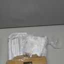 NUTIKAS Crib Rail Guard for Toddlers - 35.3" Toddler Bed Rails Convertible Safety Side Protector Swing Down Mesh Breathable Bed Barriers White Anchor Safety with Reinforced, White