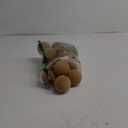 Liliful 15 Pcs Velvet Christmas Balls Bulk Flocked Christmas Tree Ball Ornaments Plastic Xmas Decorative Hanging Ornaments(Light Khaki, 3.15 Inch)