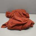 MIULEE Burnt Orange Linen Curtains 84 Inch Length for Bedroom Living Room, Soft Thick Linen Textured Window Drapes Terracotta Rust Boho Fall Decor Semi Sheer Light Filtering Back Tab 2 Panels