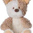 GUND Baby Peek-a-Boo Peeki Puppy Plush, Dog Stuffed Animal, Baby Toy for Ages 0 and Up, Brown/Cream, 7"