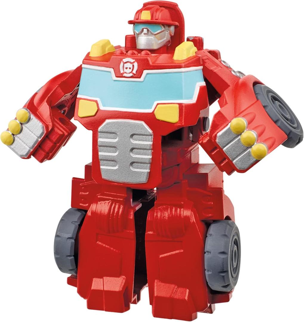 Transformers Playskool Heroes Rescue Bots Academy Team Heatwave The Fire-Bot, Kids Converting Robot Toy, 4.5-Inch Action Figure, Ages 3+