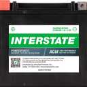 Interstate Batteries YTX20H 12V 18Ah Powersports Battery 310CCA Factory Activated SLA AGM Rechargeable Replacement for Arctic Cat, Harley, Motorcycles, ATVs, Jet Skis, Snowmobiles (FAITX20H, FAYTX20H)