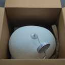 19.7in Wabi Sabi Pendant Lights Kitchen Island Lighting Fixture Ceiling Mount White Modern Japanese Lamp Japandi Chandelier for Dining Living Room Hallway Bedroom Restaurant Hanging Lamp