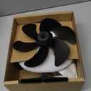 Wood Stove Fan Heat Powered Fireplace Fan Non Electric, Thermal Fan for Wood Burning Stove//Log Burner, w/Stove Accessories Thermometer