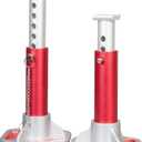 BIG RED T43004 Torin Aluminum Jack Stands with Locking Support Pins: 3 Ton (6,000 lb) Capacity, Red/Silver, 1 Pair