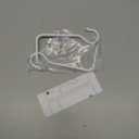 6 Inch 2 Pack Heavy Duty Outdoor Plant Hangers for Hanging Baskets, Iron Hanging Plant Brackets, Metal Plant Wall Hooks for Lantern, Bird Feeder, Windchime, White