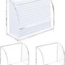 2 PCS 4 X 6 Index Card Holder Clear Acrylic Card Holder for Desk File Note Postcard Stand Index Cards Rack Acrylic Business Stand Postcard Display for Office Business Classroom(No Card)