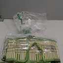 Tioncy 6 Set Baskets for Gifts Empty Bulk Large Woven Bamboo Gift Basket Kit with Handles, Clear Cellophane Wrap Baskets for Valentine's Day, Baby Shower, Birthday Party Gift Bags(Green)