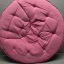 Urban Lifestyle Microsuede Saucer Chair for Adults,Pink, Cozy Folding Accent Chair for Bedroom, Dorm, or Lounge